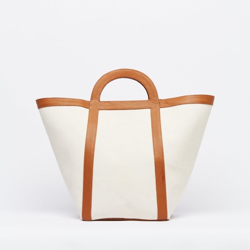 Atuel Tote Bag in Canvas and Leather